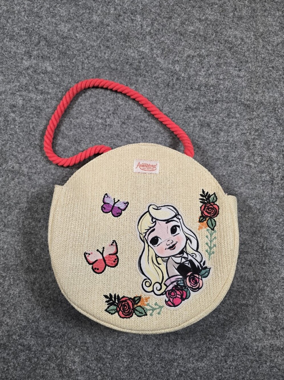 Disney Animators Collection Aurora Straw Round Purse
